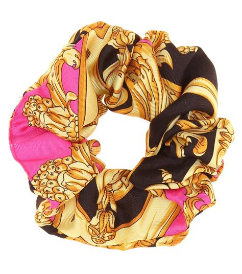 scrunchie versace|versace wool scarf.